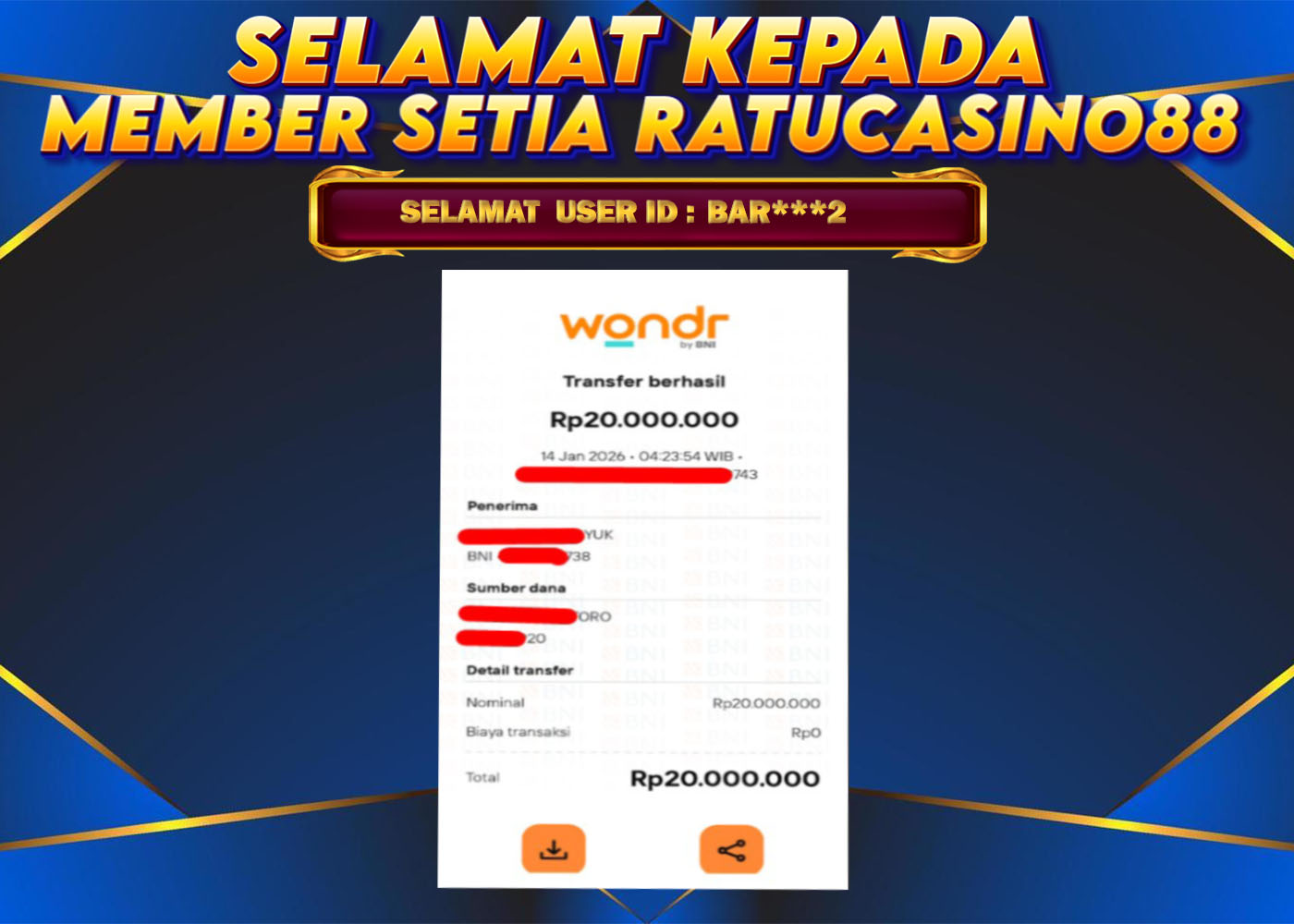 WITHDRAWAL MEMBER 195